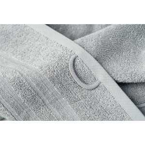 Cotton Bath Towel AQUA FIBRO 5 Piece Set 50x100 550 gsm Light Gray
