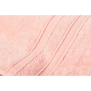 Cotton Bath Towel AQUA FIBRO 2 Piece Set 70x140 550 gsm Paste-Pink
