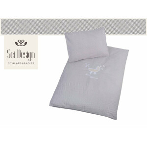 2 Piece Bedding Set Gray