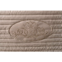 Luxus Tagesdecke Royal Ambience, 220x240, taupe/nude