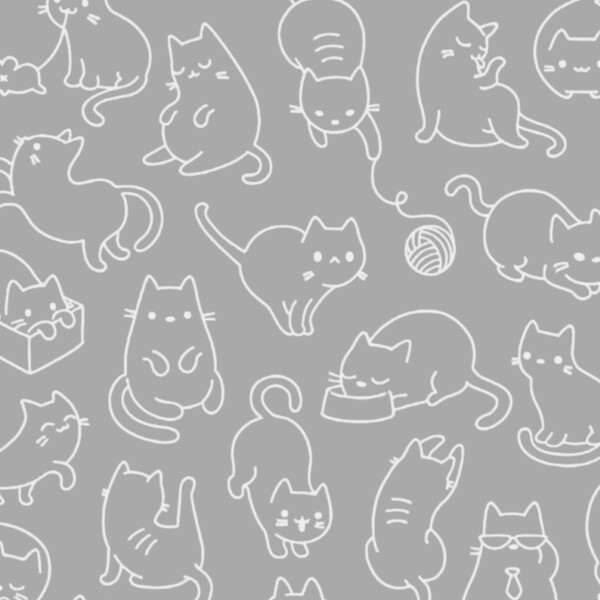 Cats grey